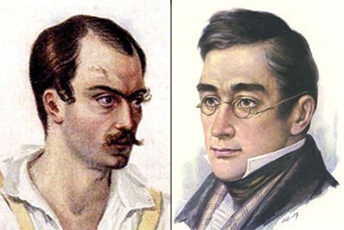 Alexandr Yakubóvich y Alexandr Griboyédov