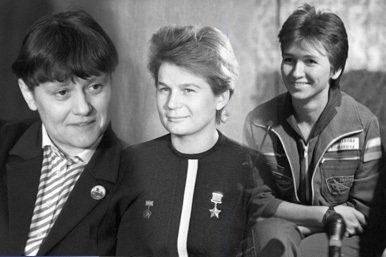 Mujeres rusas en el espacio