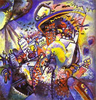 'Plaza Roja', Vasili Kandinski, 1916